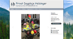 Desktop Screenshot of privat-dagpleje-helsingor.dk